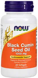 NOW Foods Black Cumin Seed Oil bottle