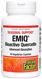 Natural Factors EMIQ Bioactive Quercetin bottle