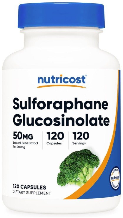 Nutricost Sulforaphane Glucosinolate bottle