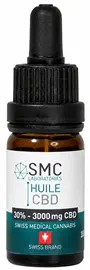 SMC Laboratories Huile CBD Full Spectrum 30% 3000mg bottle