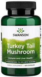 Swanson Turkey Tail mushroom bottle