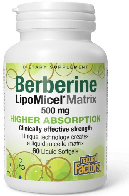 Natural Factors Berberine LipoMicel Matrix bottle